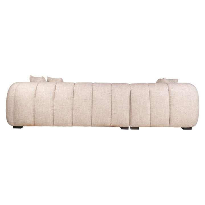 Richmond Bank Novaro Crème Tweed Lounge Links