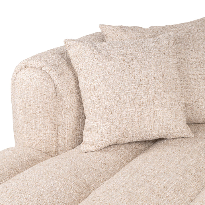 Richmond Bank Novaro Crème Tweed Lounge Links