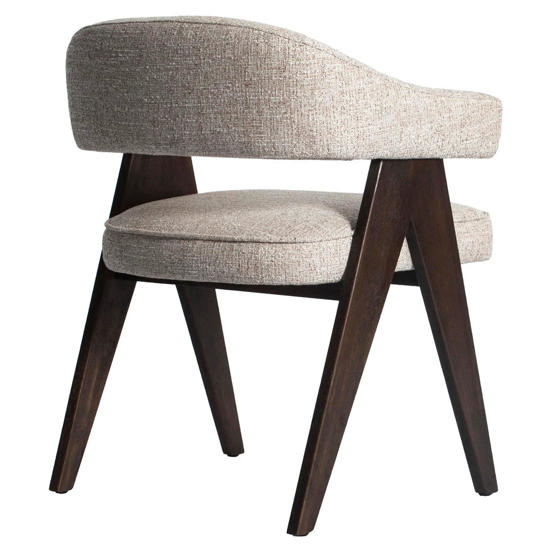 Eetkamerstoel Mori cream tweed fire retardant