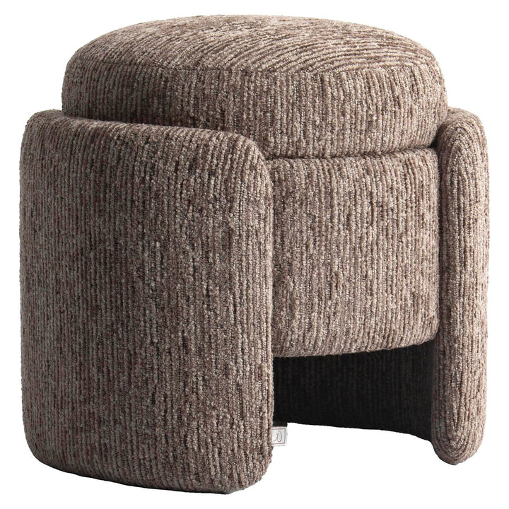 Pouf & Fußhocker Cupid mocca linear mit Stauraum