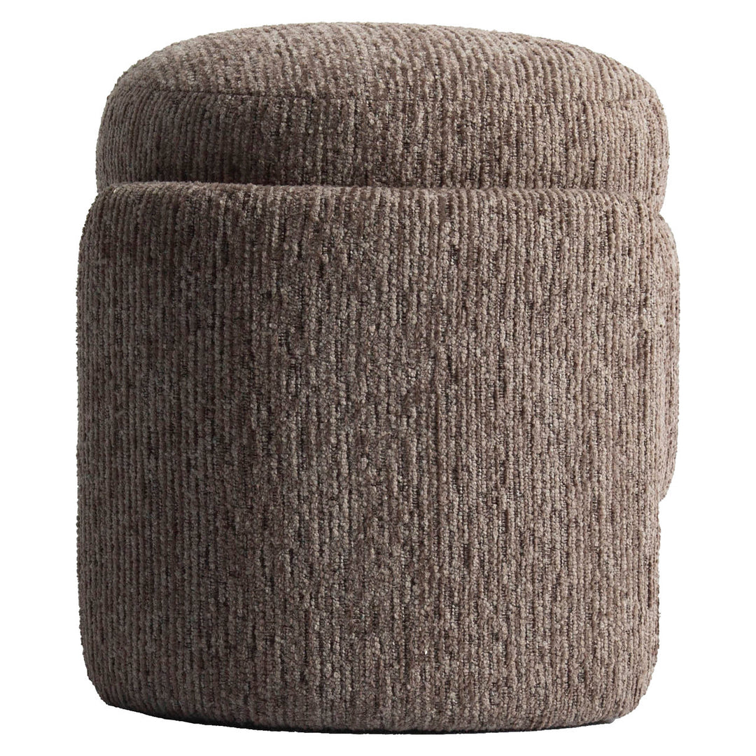 Pouf & Fußhocker Cupid mocca linear mit Stauraum