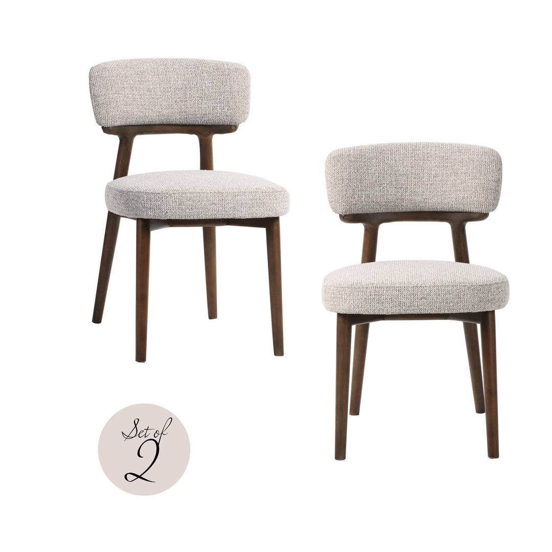 Richmond Eetkamerstoel Basker Naturel Fancy (Set van 2)