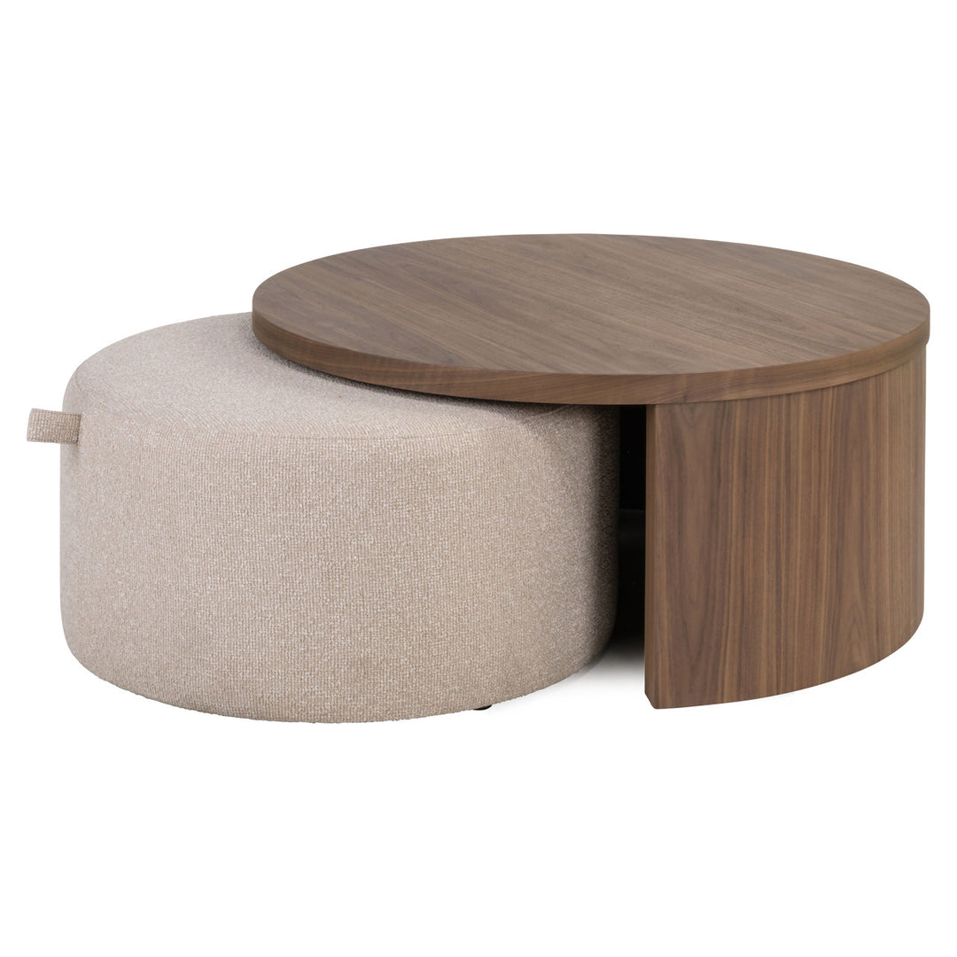Salontafel Windsor walnut fire retardant (Set of 2)