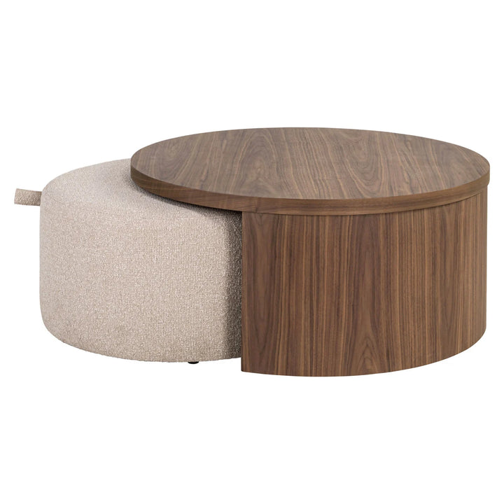 Salontafel Windsor walnut fire retardant (Set of 2)