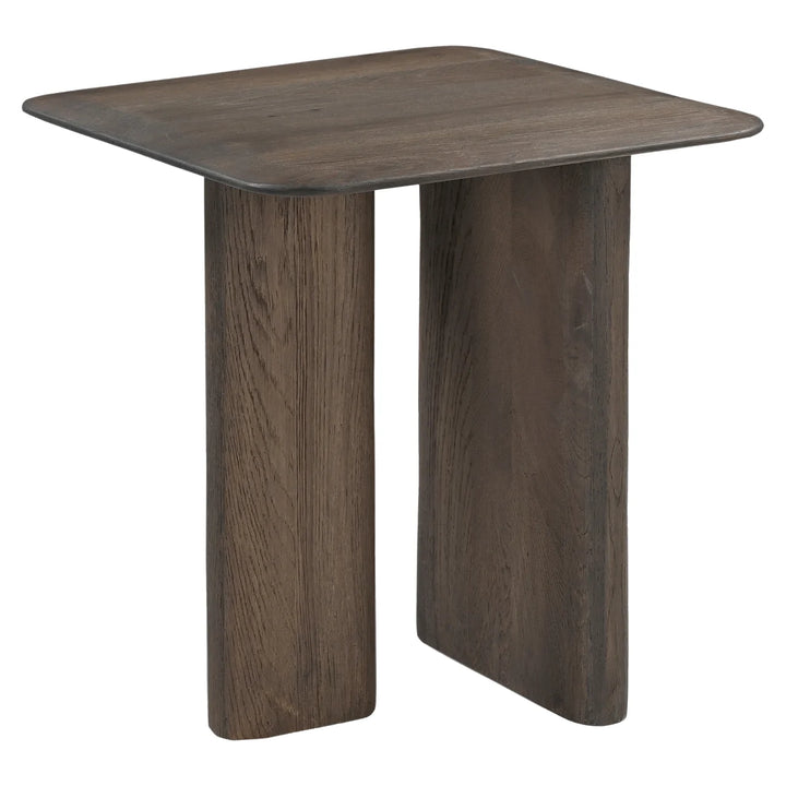 Side table Castello Smoked charcoal oak top