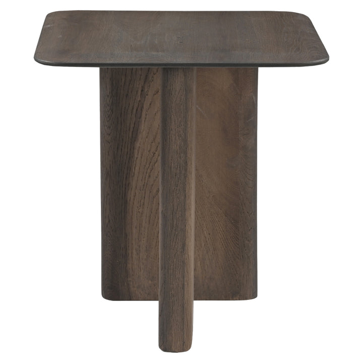 Side table Castello Smoked charcoal oak top
