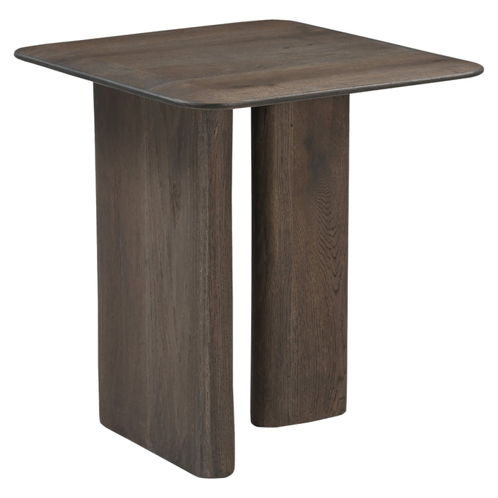 Side table Castello Smoked charcoal oak top
