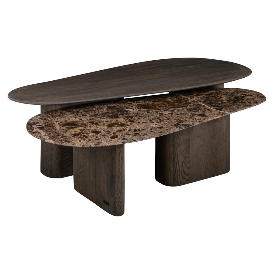 Richmond Salontafel Castello - set van 2, Smoked Charcoal - setweergave | CéJor Wonen