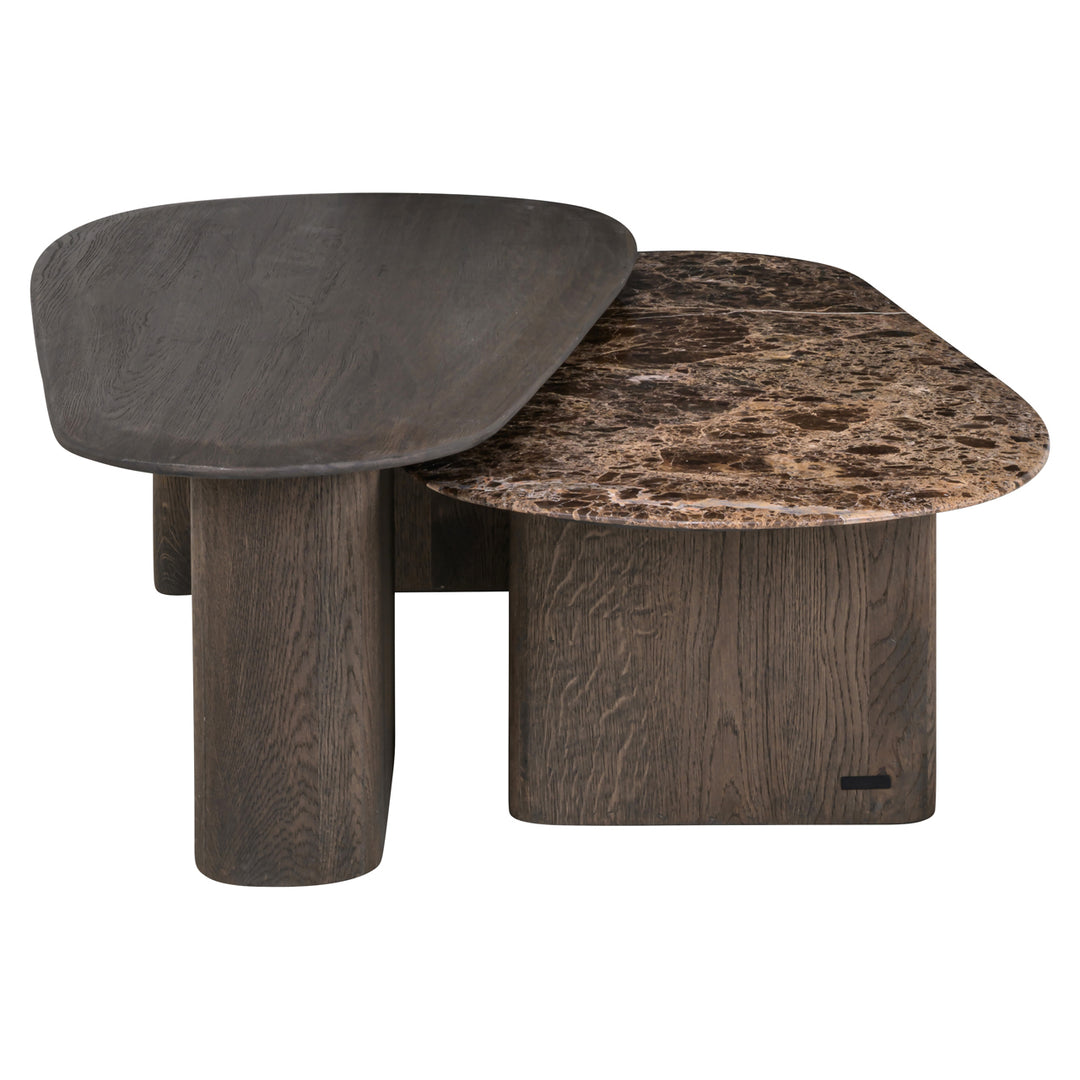 Richmond Salontafel Castello - set van 2, Smoked Charcoal - setweergave | CéJor Wonen