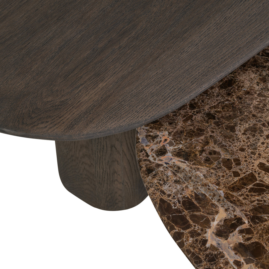 Richmond Salontafel Castello - set van 2, Smoked Charcoal - detail | CéJor Wonen