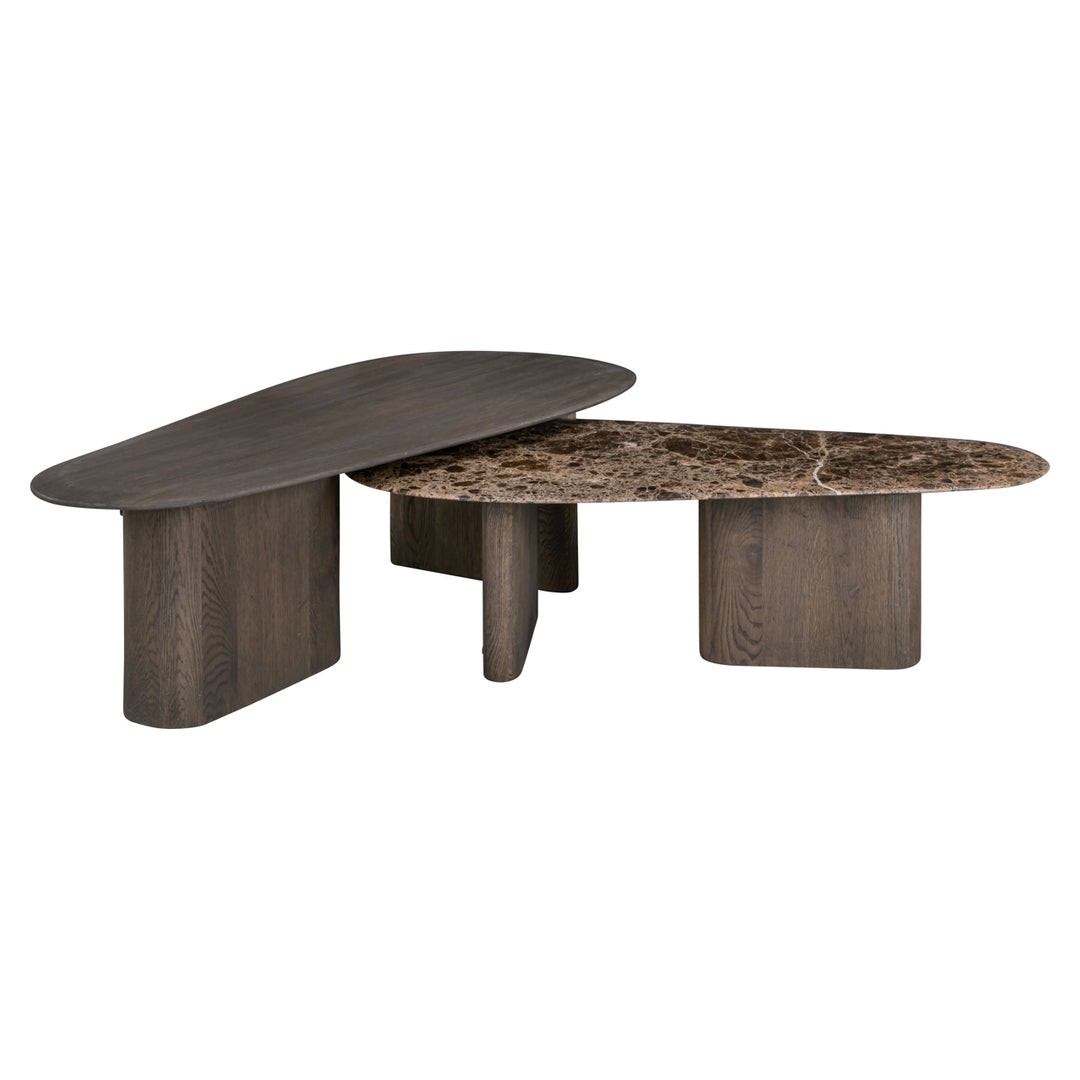 Richmond Salontafel Castello - set van 2, Smoked Charcoal - setweergave | CéJor Wonen