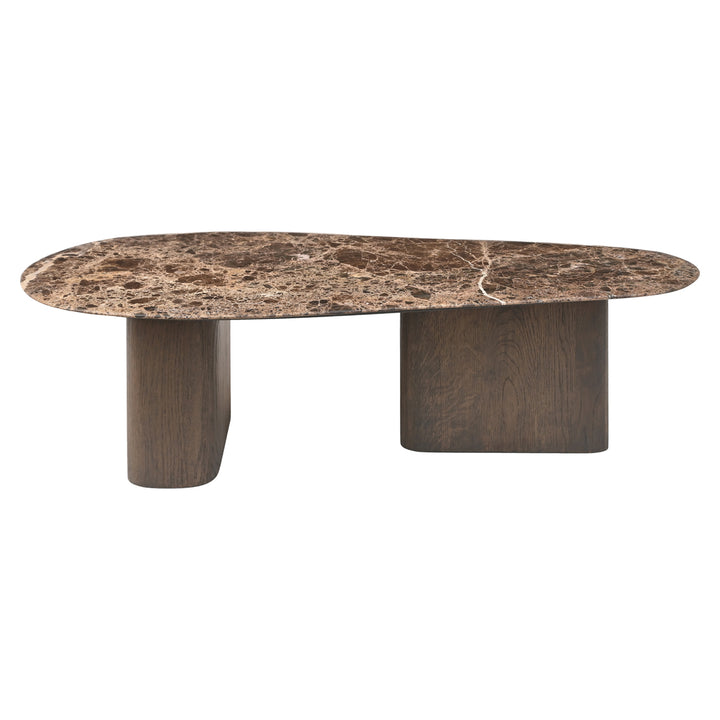 Coffee table Castello Smoked charcoal (Set of 2)