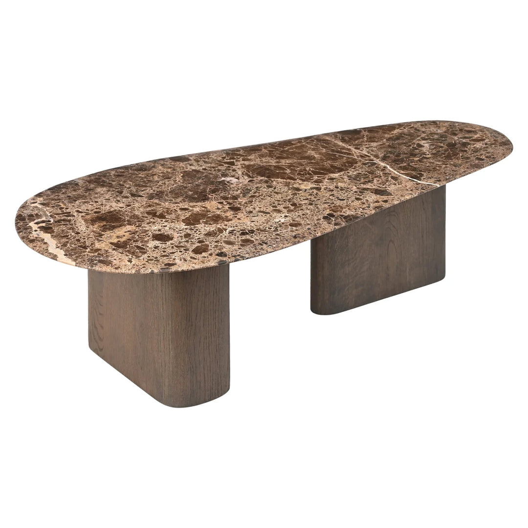 Coffee table Castello Smoked charcoal (Set of 2)