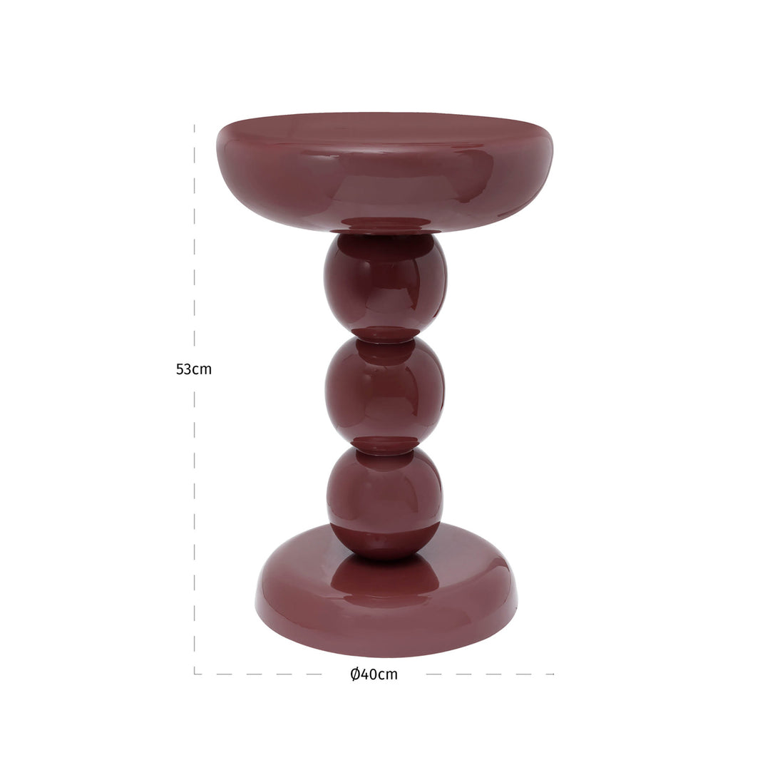 Bijzettafel Reid burgundy