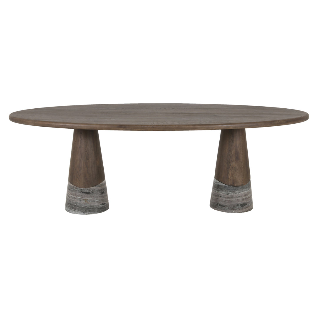 Richmond Eettafel Harper Smoked Charcoal