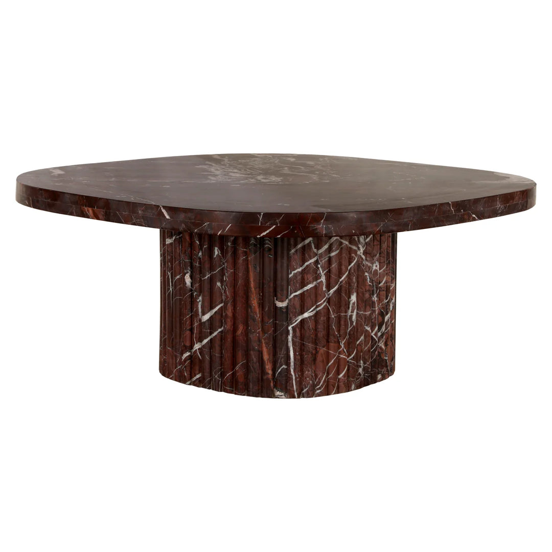 Coffee table Orchid burgundy