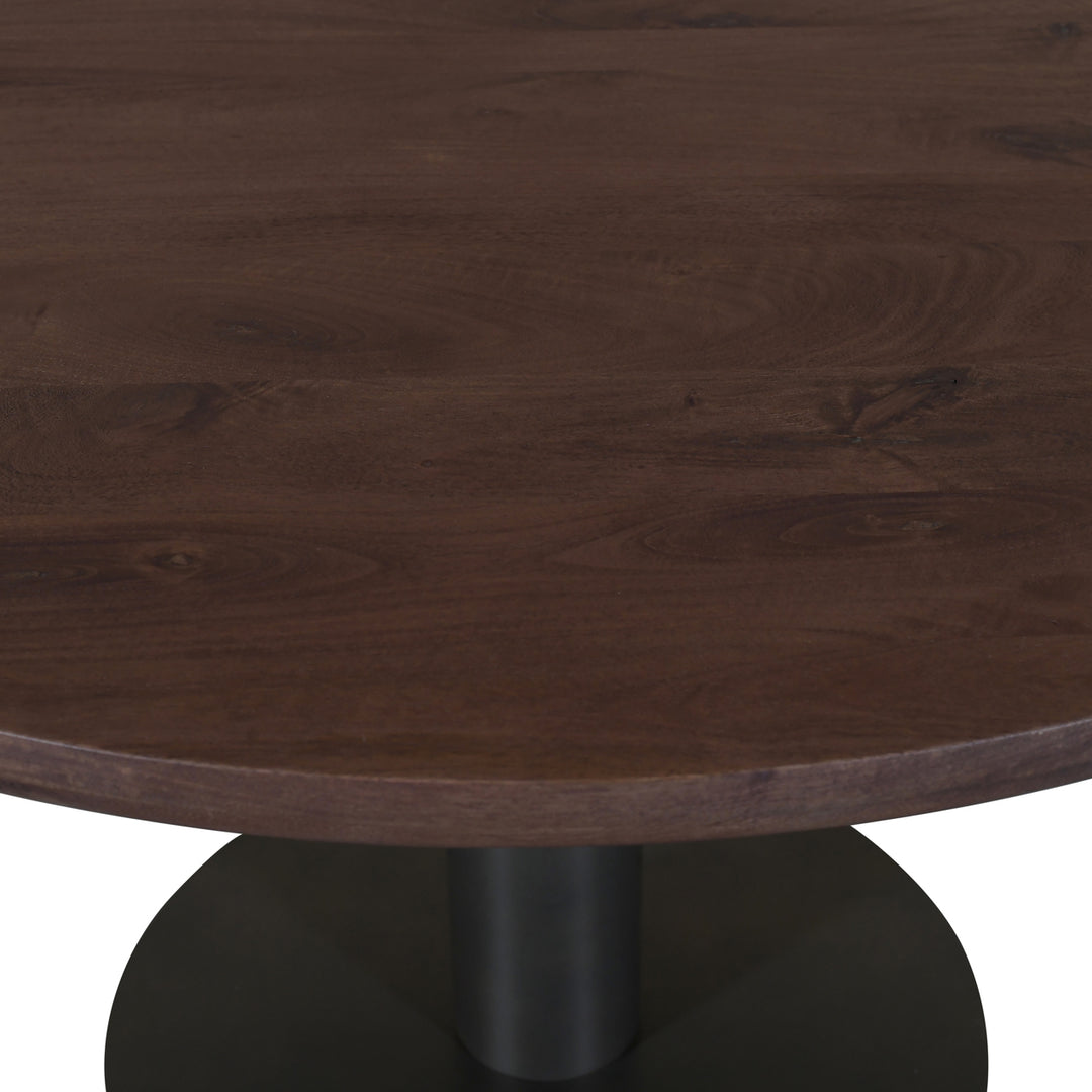 Richmond Eettafel Baldwin Ø 130 cm, Spicebrown - detail | CéJor Wonen