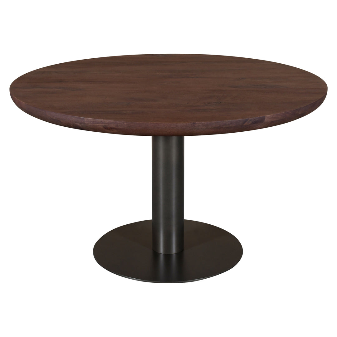 Dining table Baldwin spicebrown 130Ø