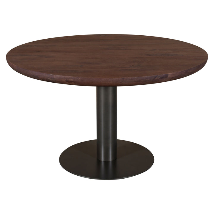 Dining table Baldwin spicebrown 130Ø