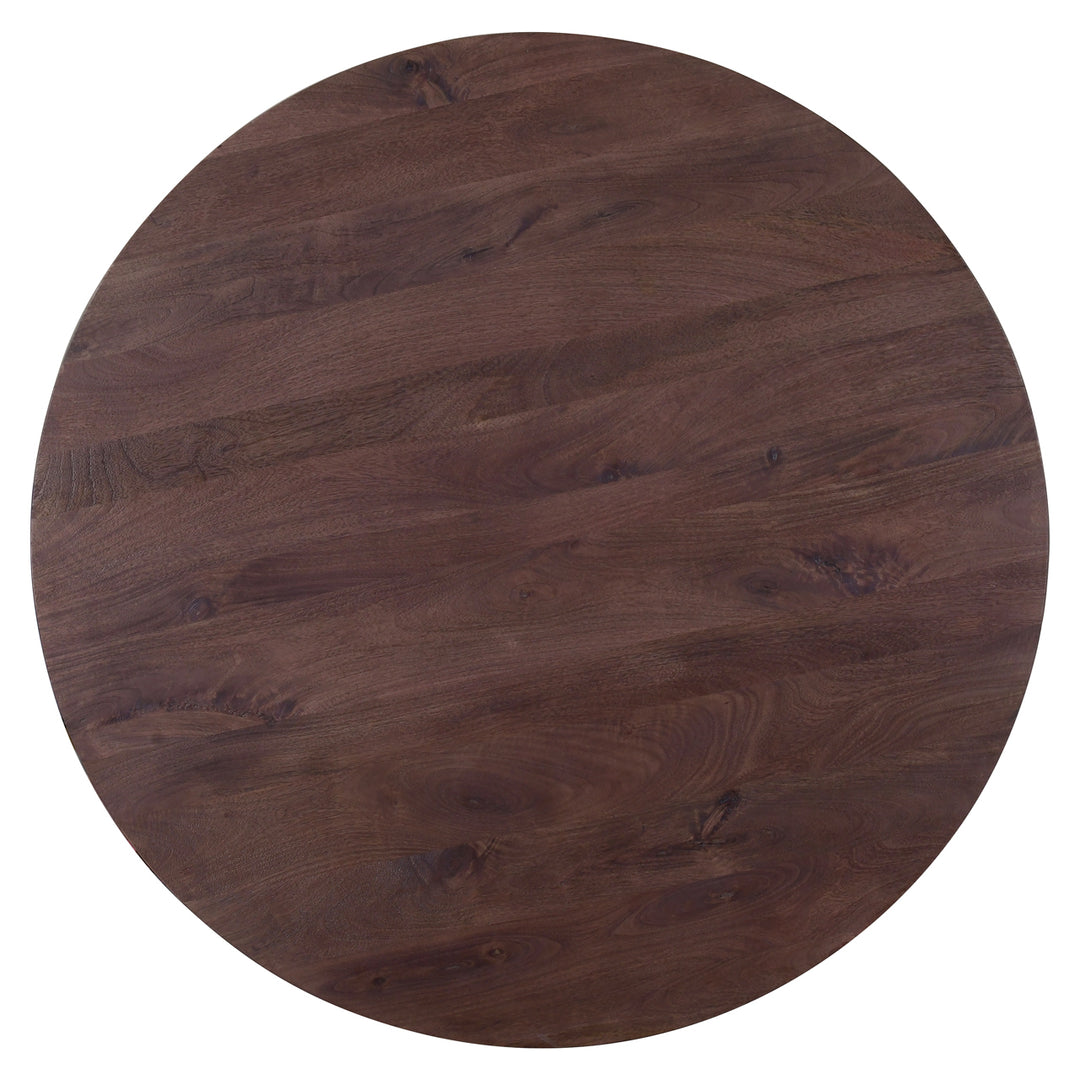 Dining table Baldwin spicebrown 130Ø