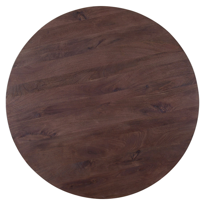 Dining table Baldwin spicebrown 130Ø