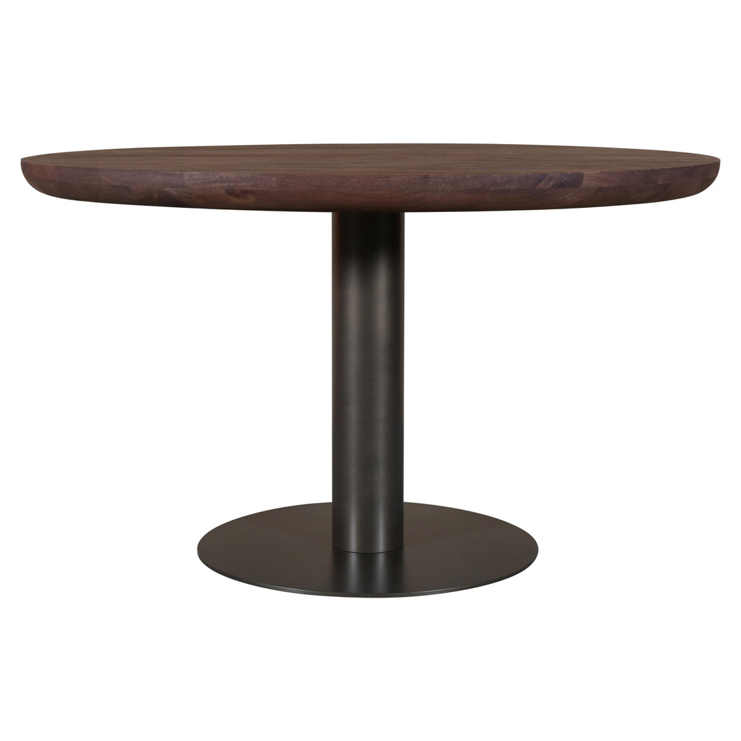 Dining table Baldwin spicebrown 130Ø