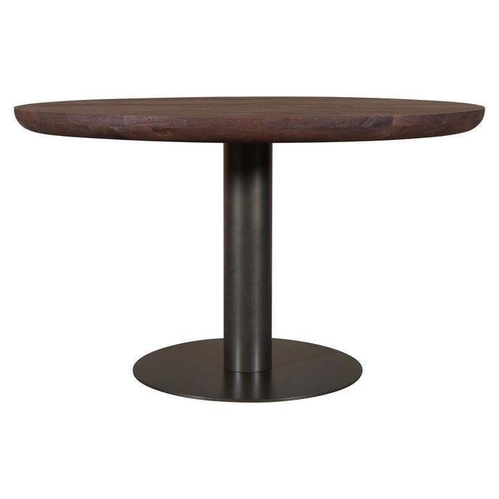 Dining table Baldwin spicebrown 130Ø