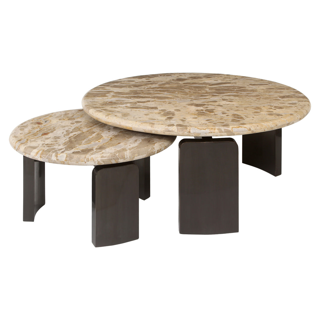 Richmond Salontafel Bayonne Bronze (Set van 2)