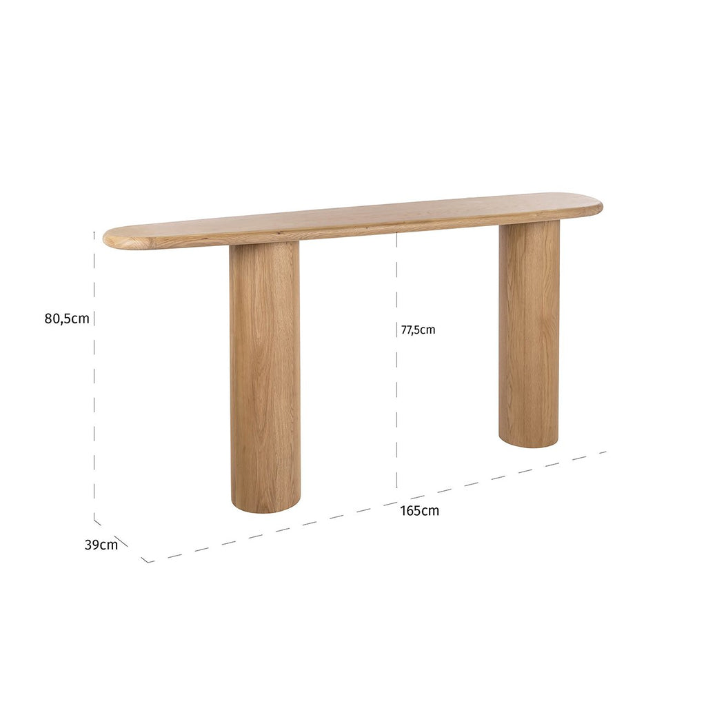 Wandtafel Oakley (Natuurlijk eiken)