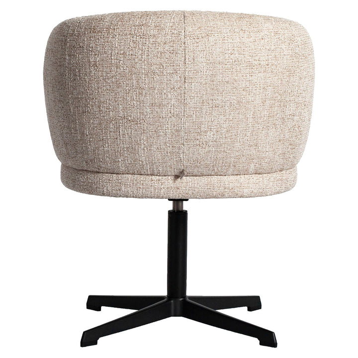 Esszimmerstuhl Dinan creme Tweed flammhemmend – drehbar
