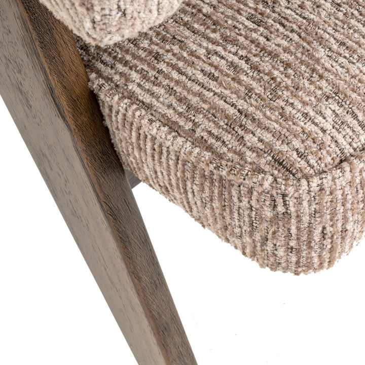 Eetkamerstoel Mori mocca linear fire retardant