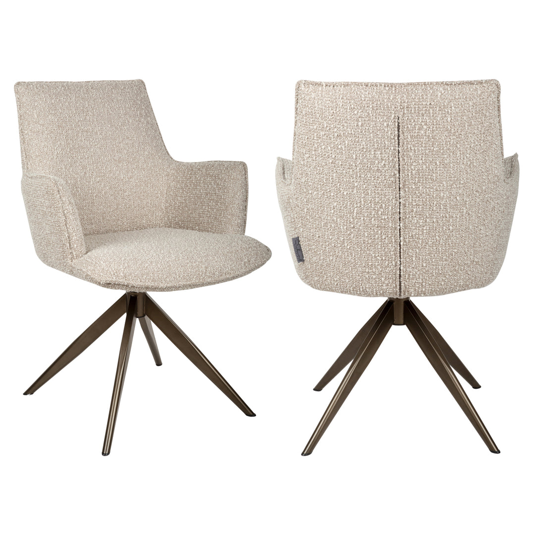 Richmond Eetkamerstoel Dakota Natural Chunky - meerdere aanzichten | CéJor Wonen