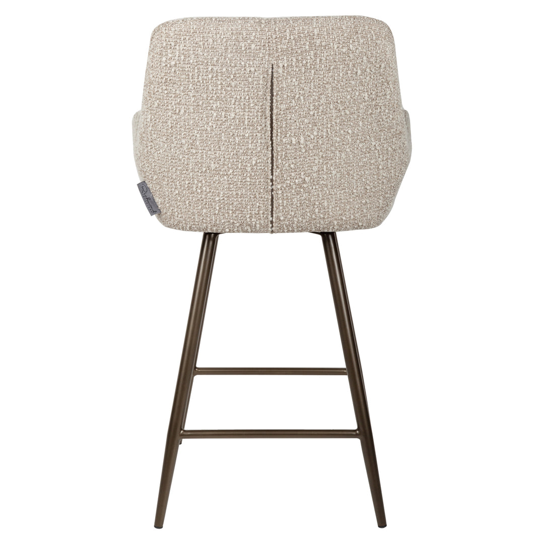 Richmond Counterstoel Linsey Naturel Chunky Swivel (set van 2)