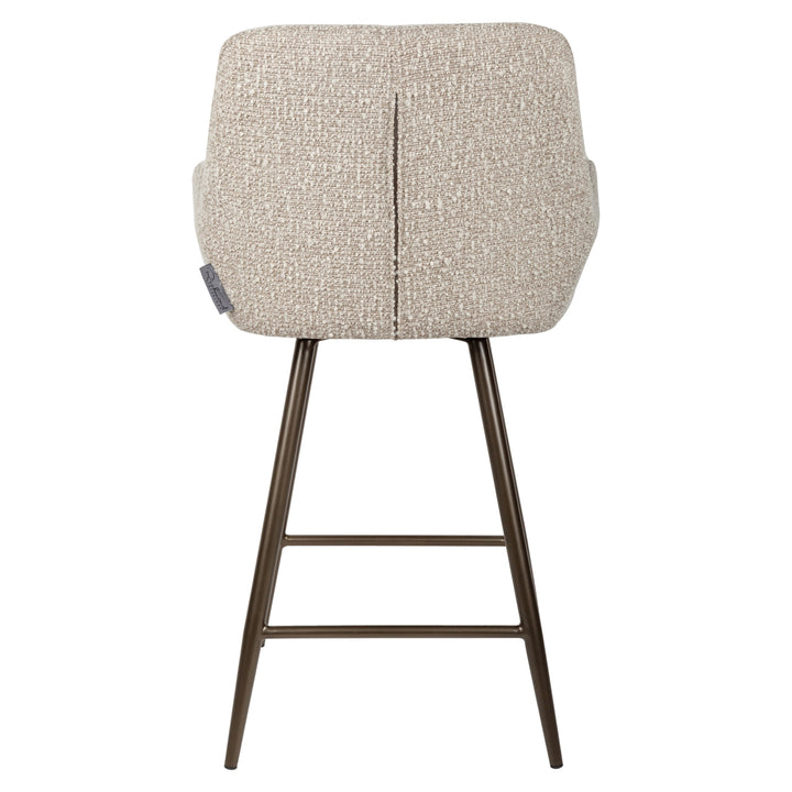 Richmond Counterstoel Linsey Naturel Chunky Swivel (set van 2)