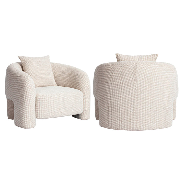 Richmond Loungestoel Tuscany Beige Blockweave