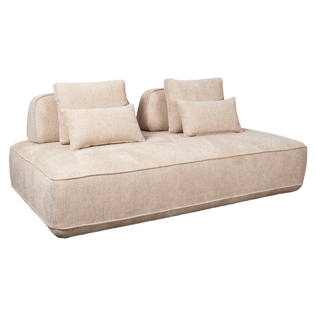 Sofa Tudor Natur Boldweave 2,5-Sitzer verstellbare Rückenlehne