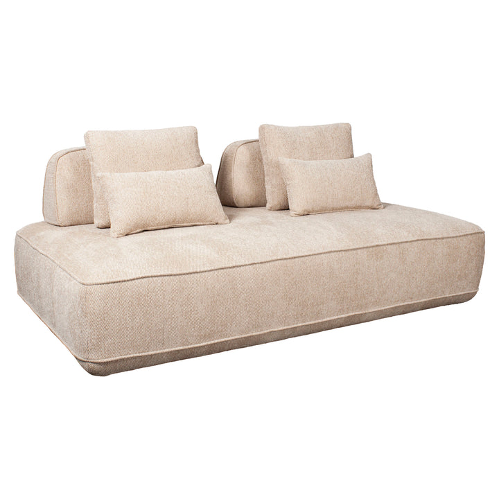 Sofa Tudor Natur Boldweave 2,5-Sitzer verstellbare Rückenlehne