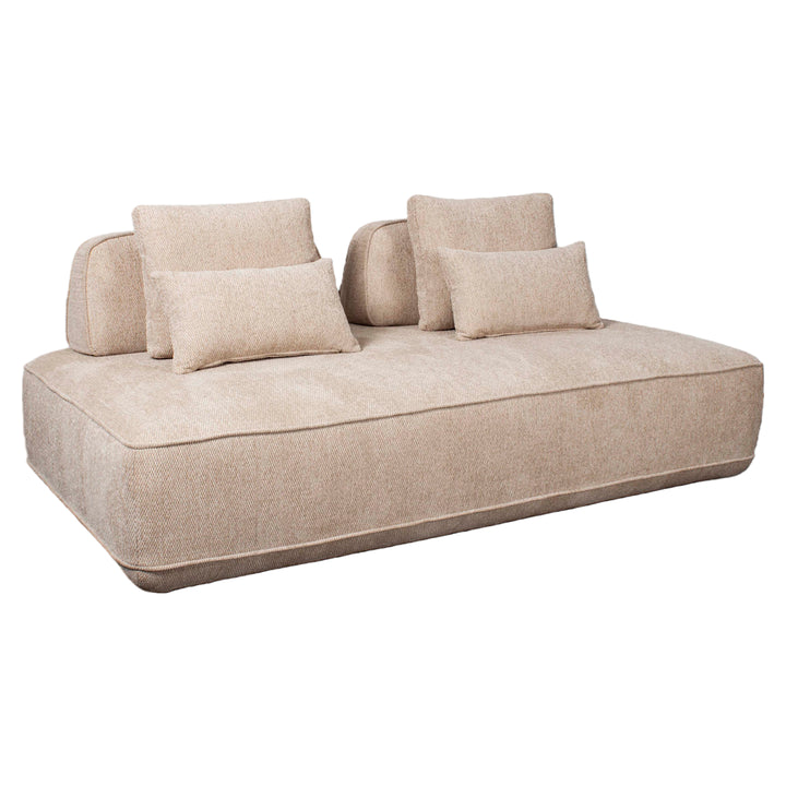 Sofa Tudor Natur Boldweave 2,5-Sitzer verstellbare Rückenlehne