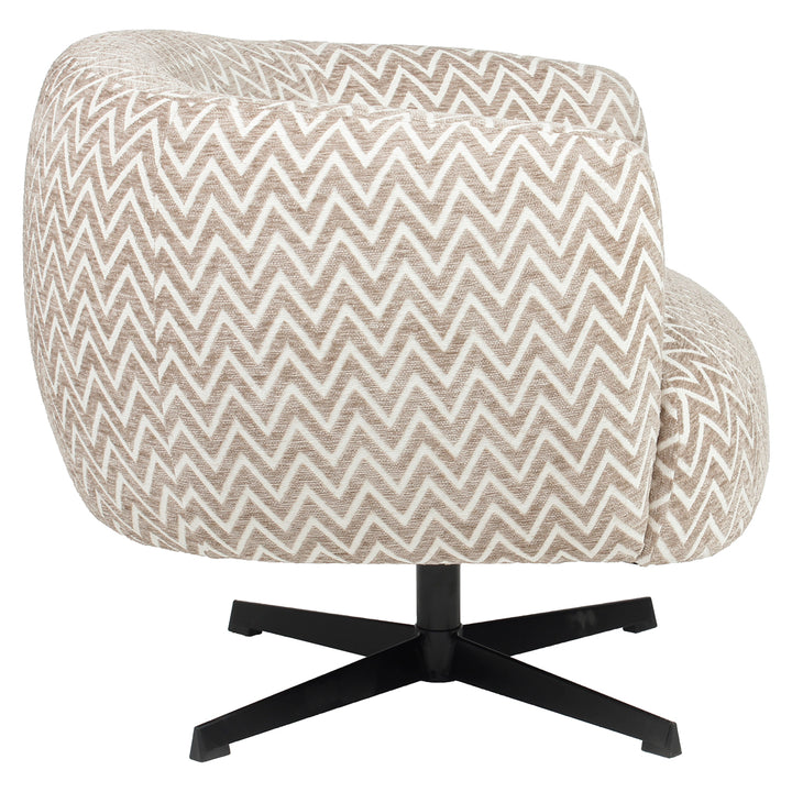 Richmond Fauteuil Estelle Sand Chevron - productweergave | CéJor Wonen