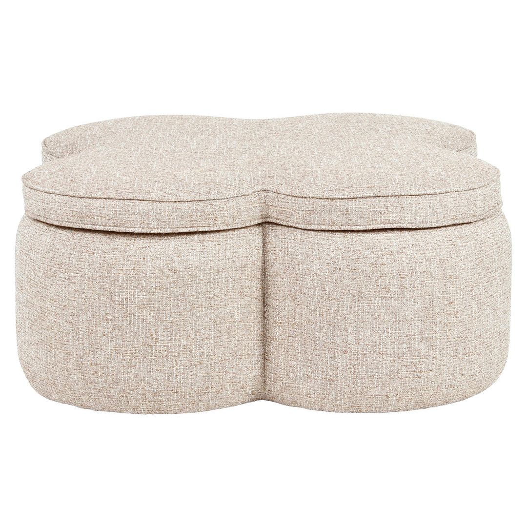 Pouf & Footstool Corbeau Sand Tweed