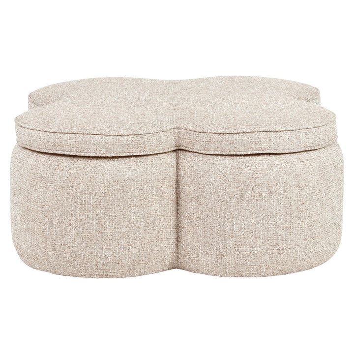 Pouf & Footstool Corbeau Sand Tweed