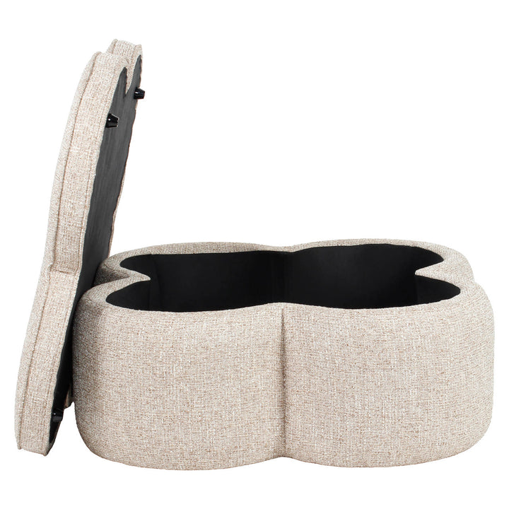 Pouf & Footstool Corbeau Sand Tweed