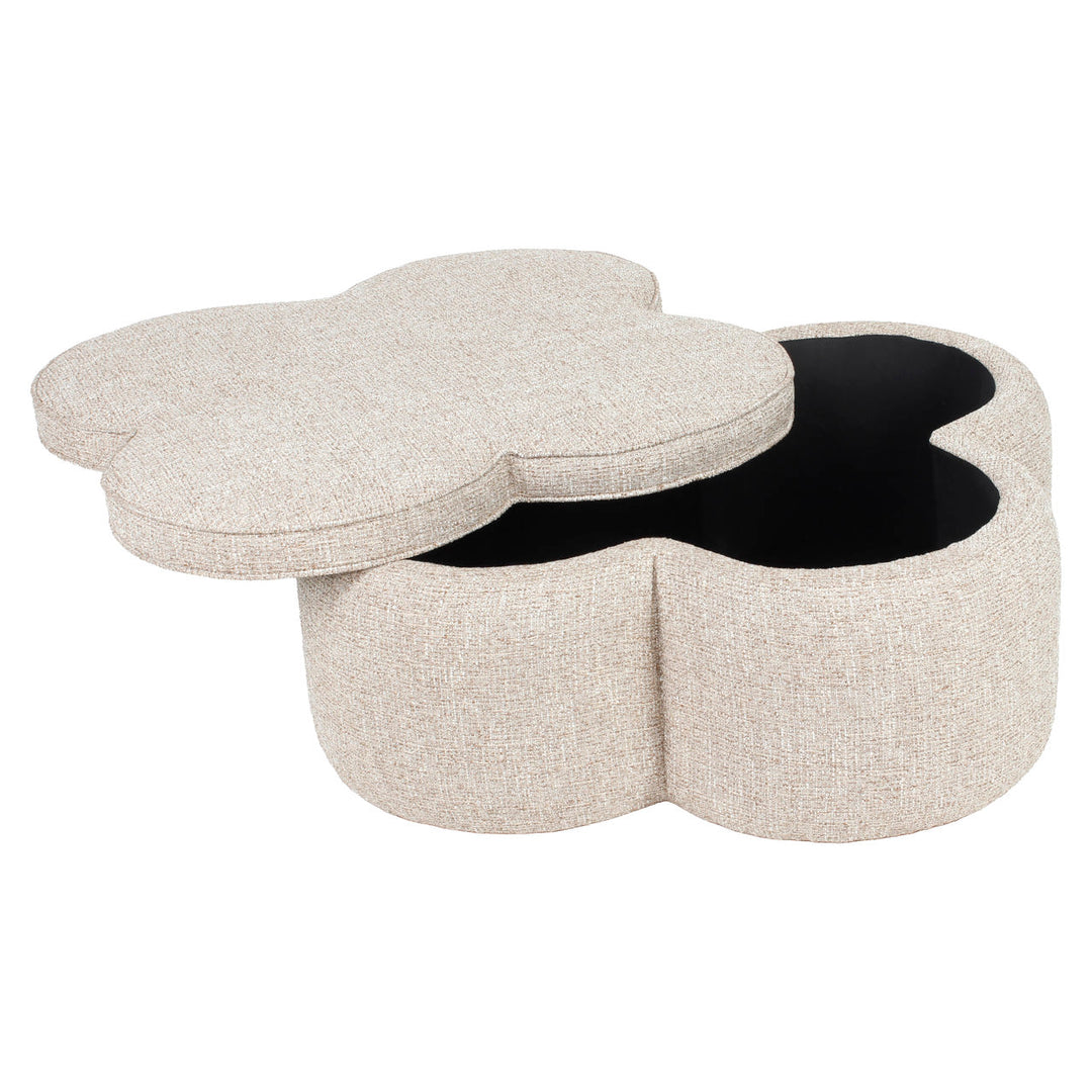 Pouf & Footstool Corbeau Sand Tweed