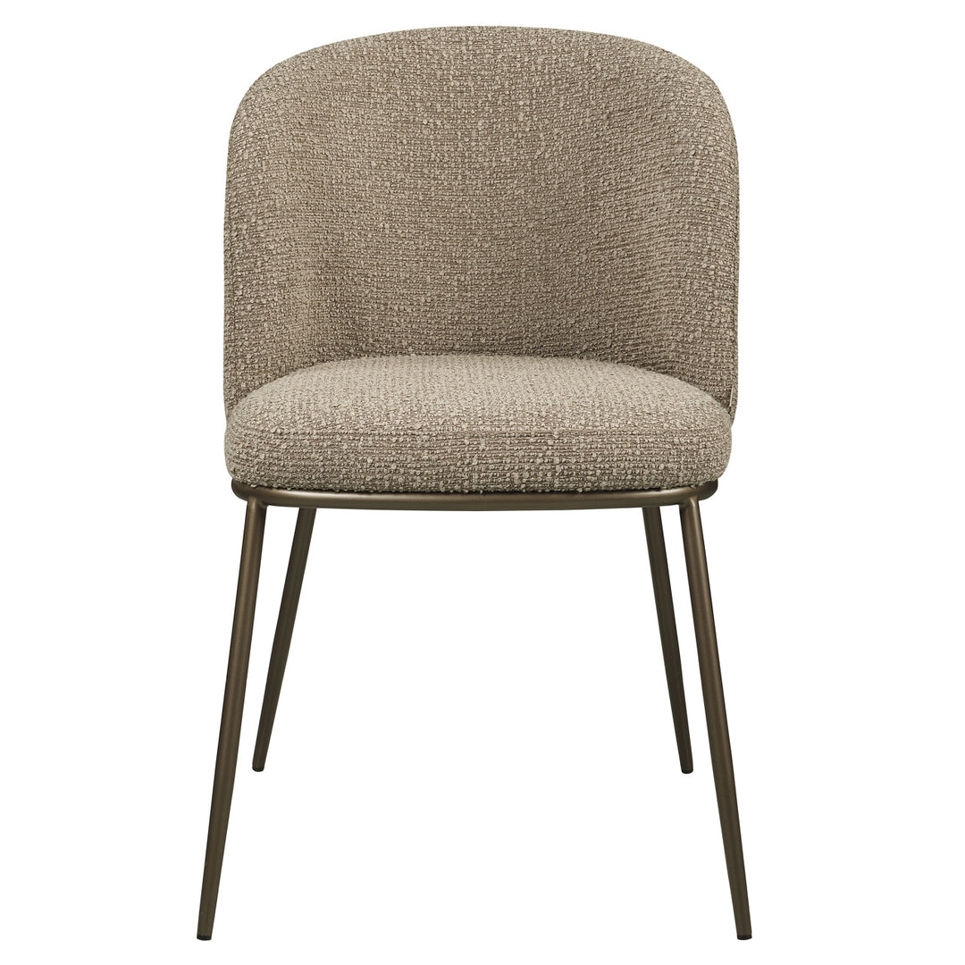 Richmond Eetkamerstoel Elvi Mocca Chunky - set van 2 - productweergave | CéJor Wonen