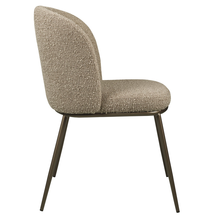 Richmond Eetkamerstoel Elvi Mocca Chunky - set van 2 - productweergave | CéJor Wonen