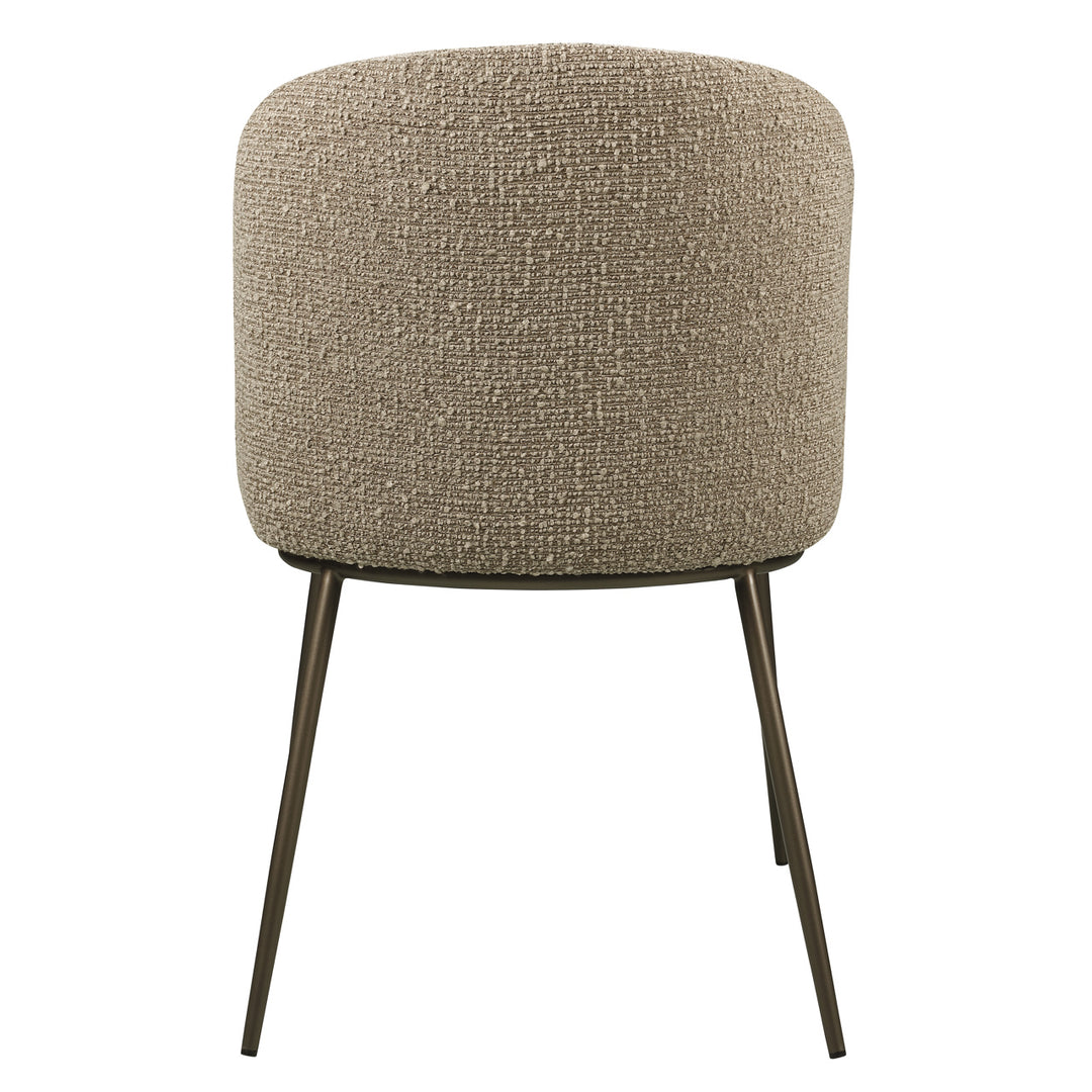 Richmond Eetkamerstoel Elvi Mocca Chunky - set van 2 - productweergave | CéJor Wonen