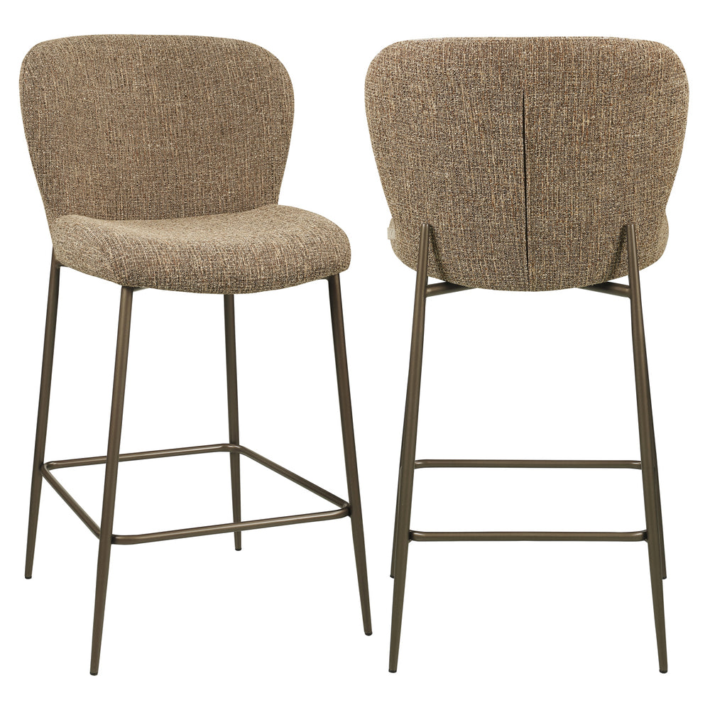 Richmond Counterstoel Odarby Brown Tweed - meerdere aanzichten | CéJor Wonen