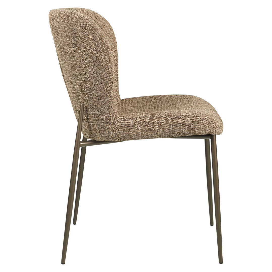 Richmond Eetkamerstoel Odarby Brown Tweed - set van 2 - productweergave | CéJor Wonen