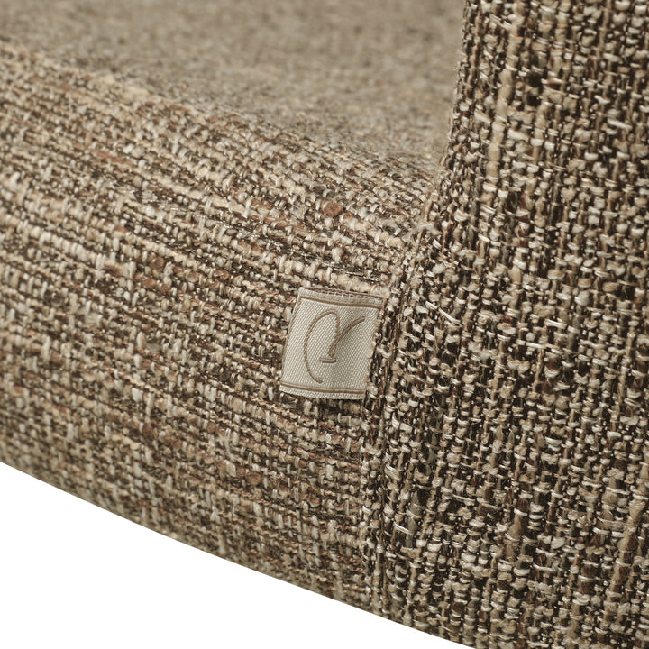 Richmond Eetkamerstoel Odarby Brown Tweed - set van 2 - detail | CéJor Wonen
