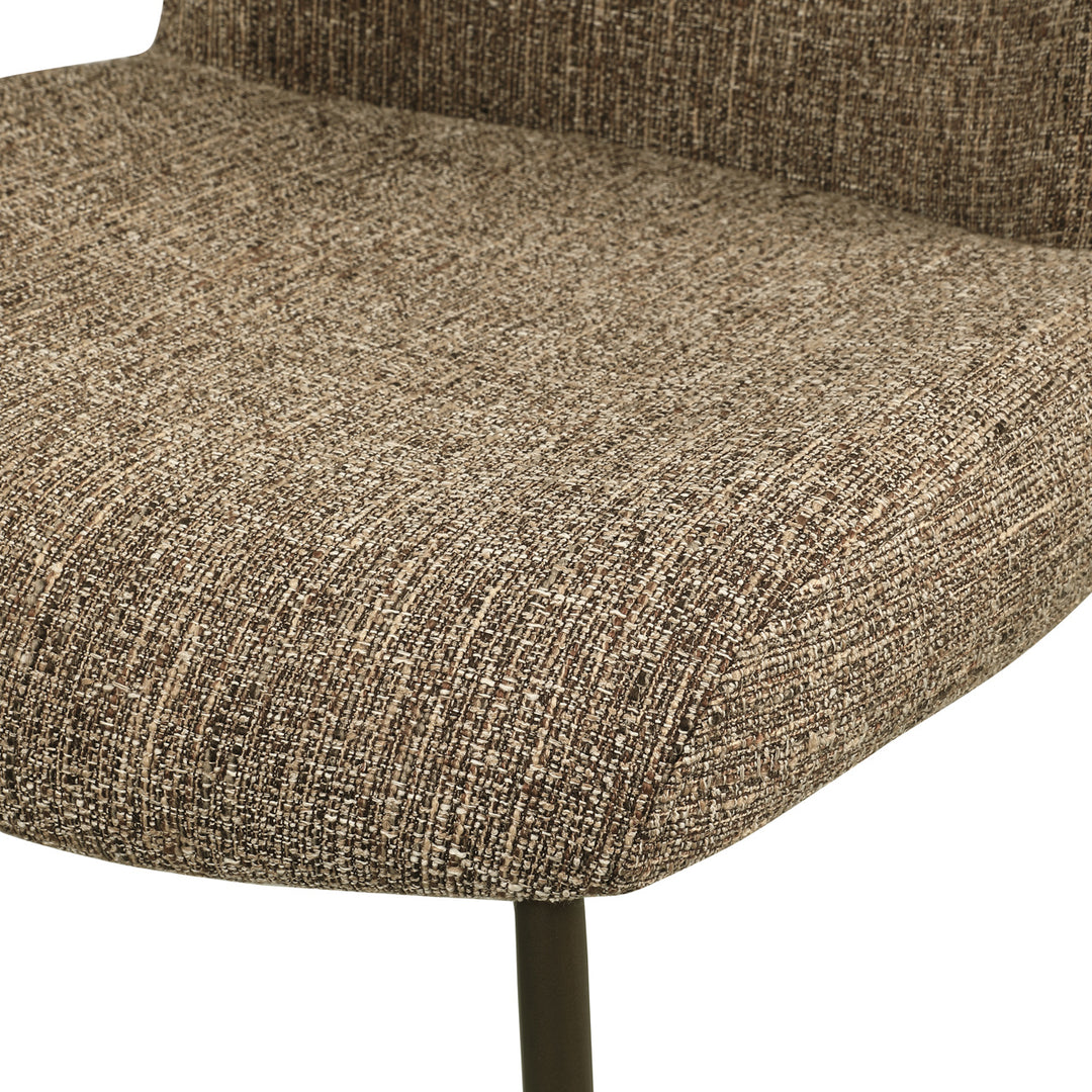 Richmond Eetkamerstoel Odarby Brown Tweed - set van 2 - detail | CéJor Wonen